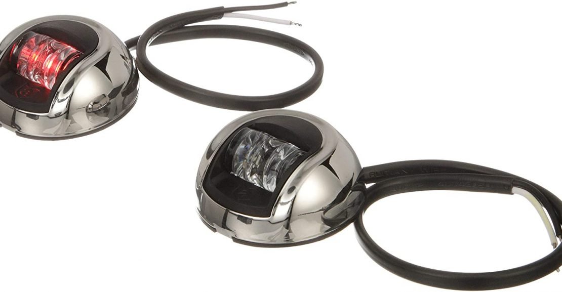 ATTWOOD SET LUCI LED A MONTAGGIO LATERALE VERTICALE - Campello Marine