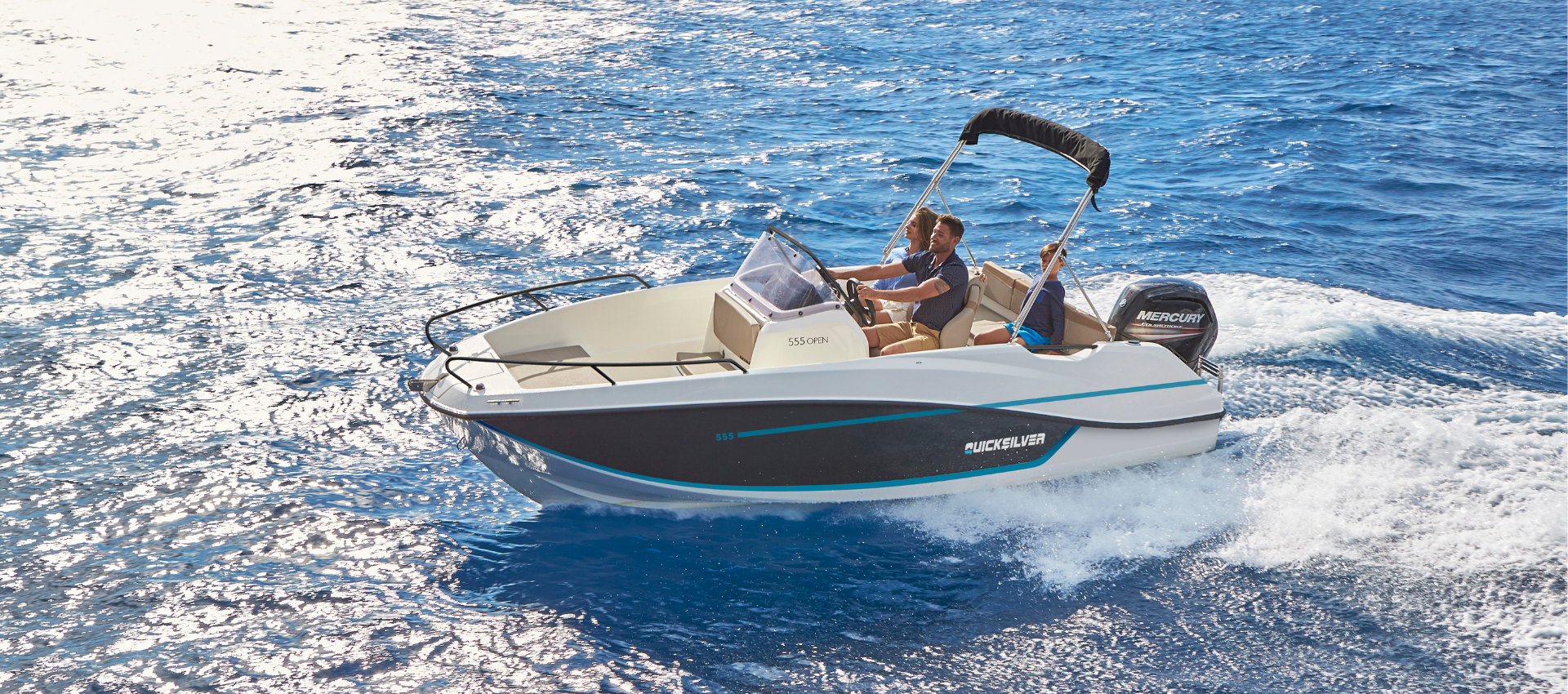 Campello Marine Quicksilver 555 open.copertina